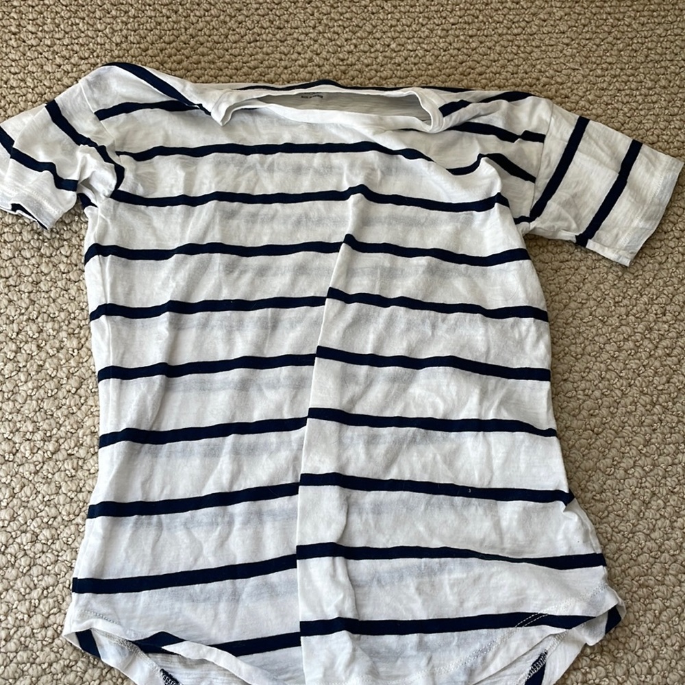 Womens stripped madewell sxx super soft tee
